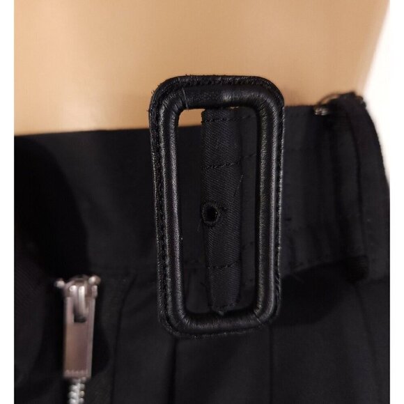 Sacai Cotton Gabardine Pleated Skirt Japan 1 US 6 Black Defect New - Picture 11 of 16